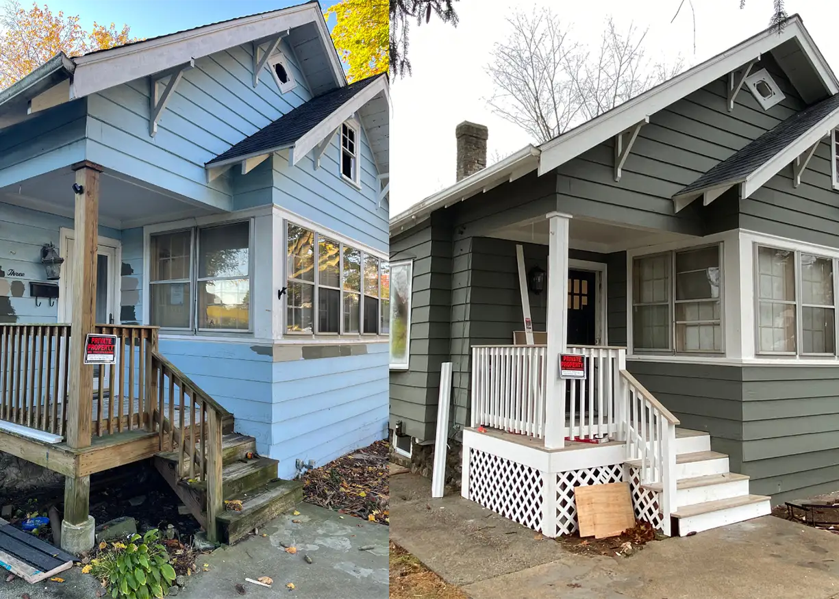 Before and After Painting Project