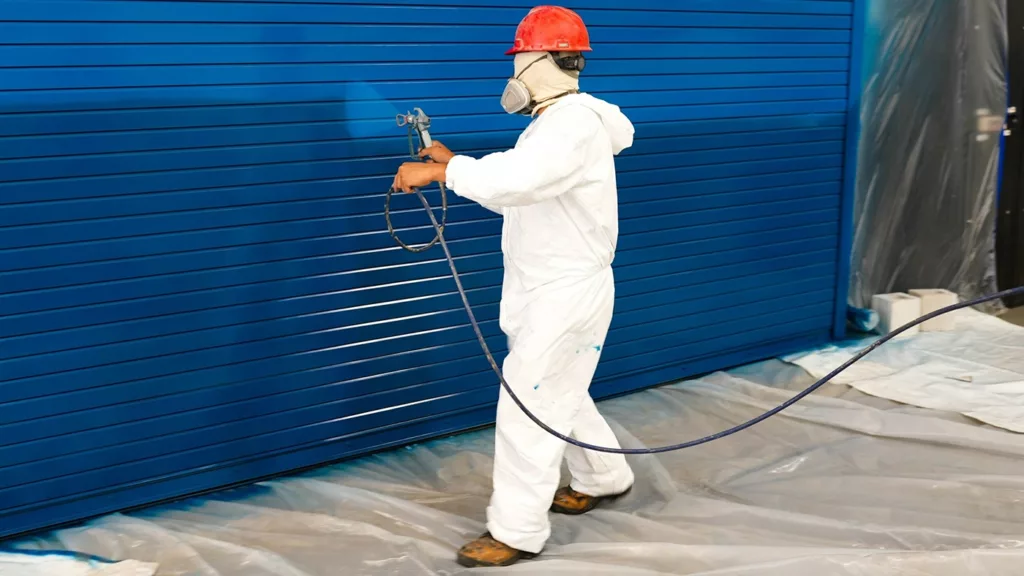Commercial Painting. Spray painting