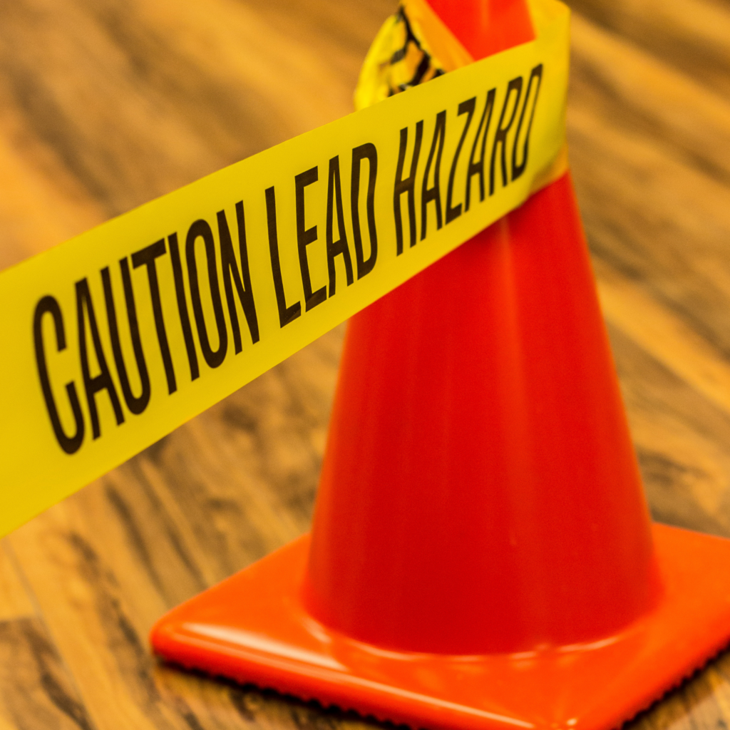 caution dangers of lead paint