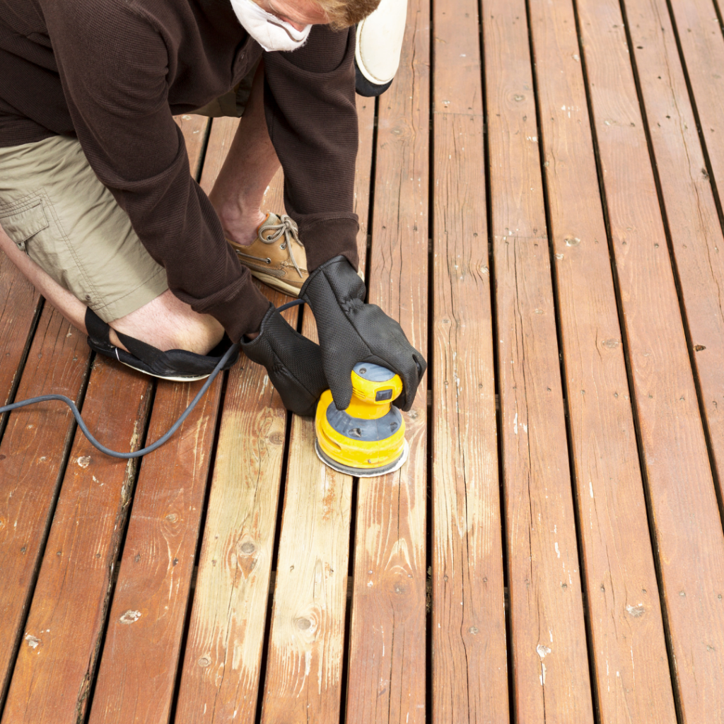 crucial preparation for deck painting